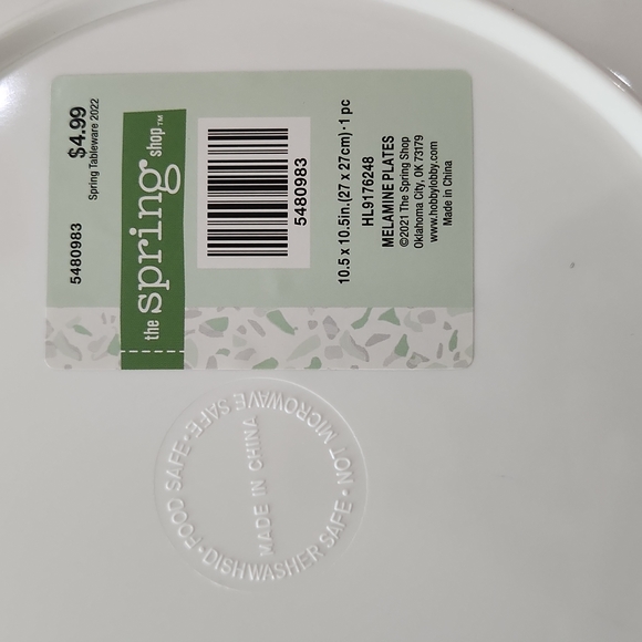 Melamine Plate set and Placemats - Picture 5 of 10